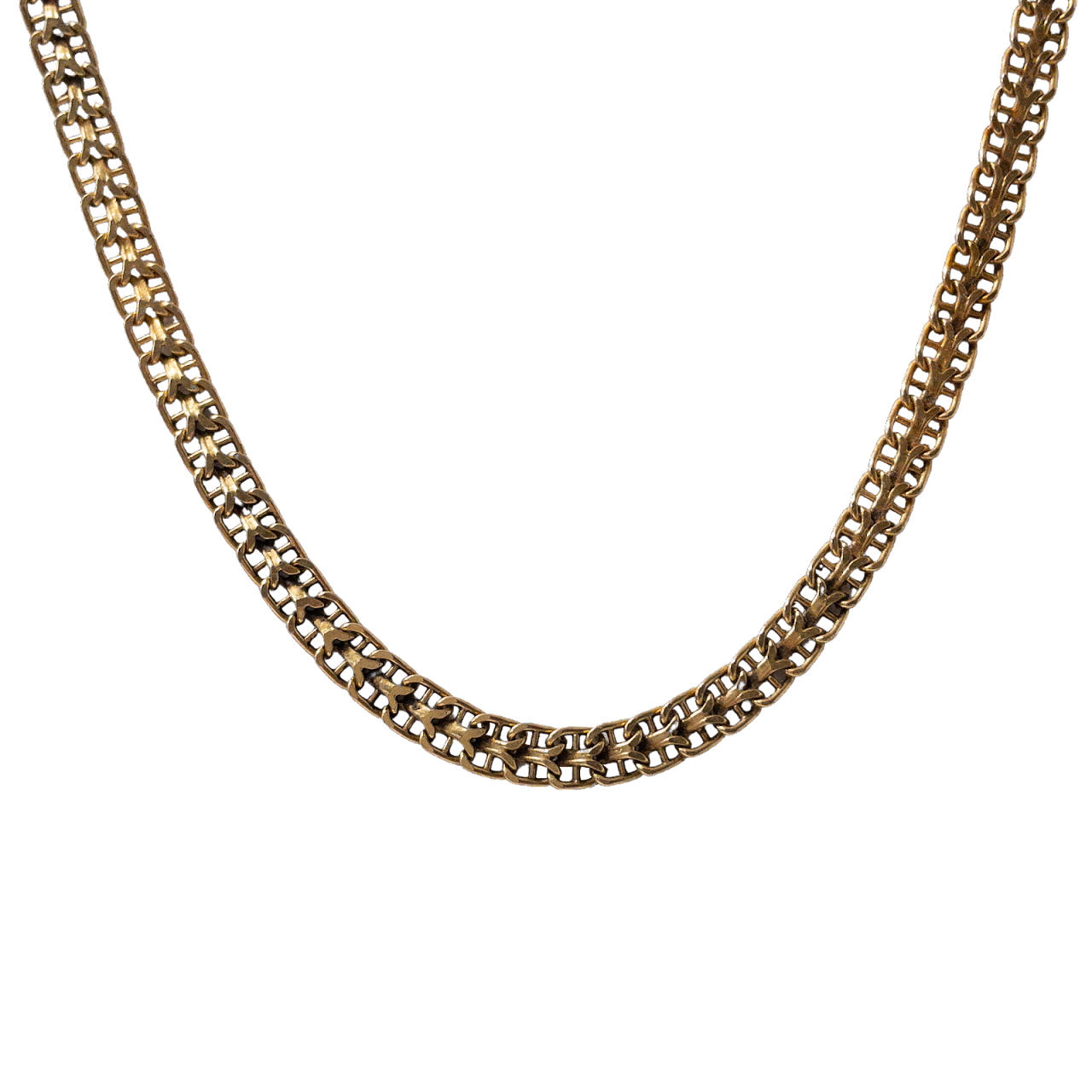 14K Gold Fancy Link Chain