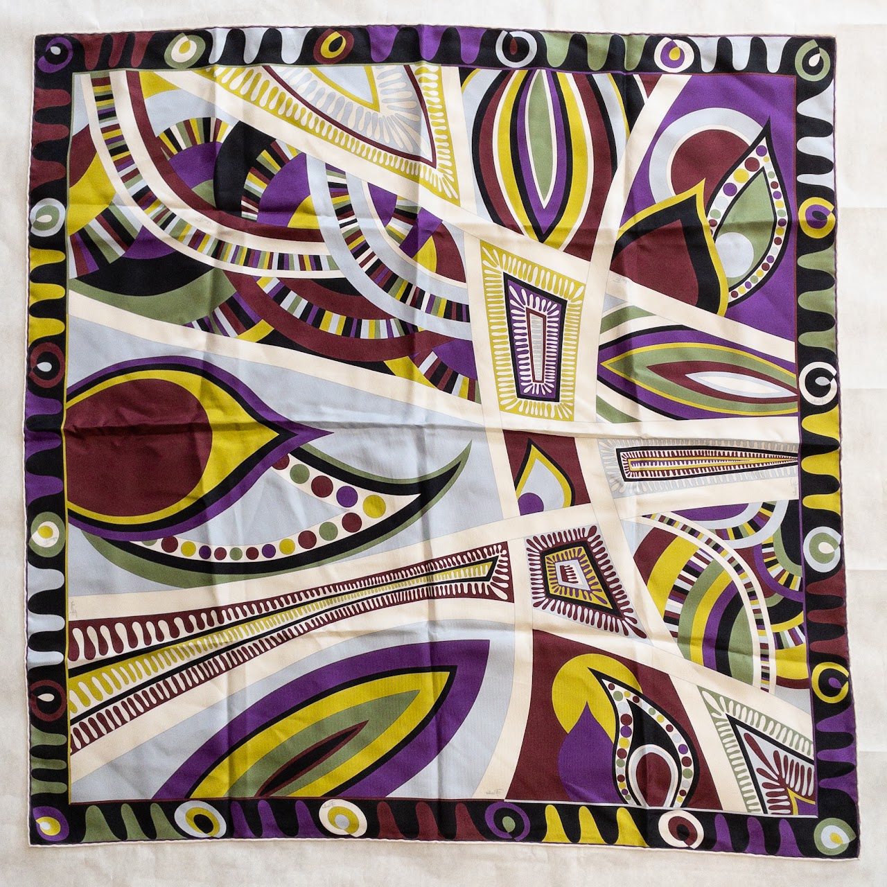 Emilio Pucci Graphic Print Scarf