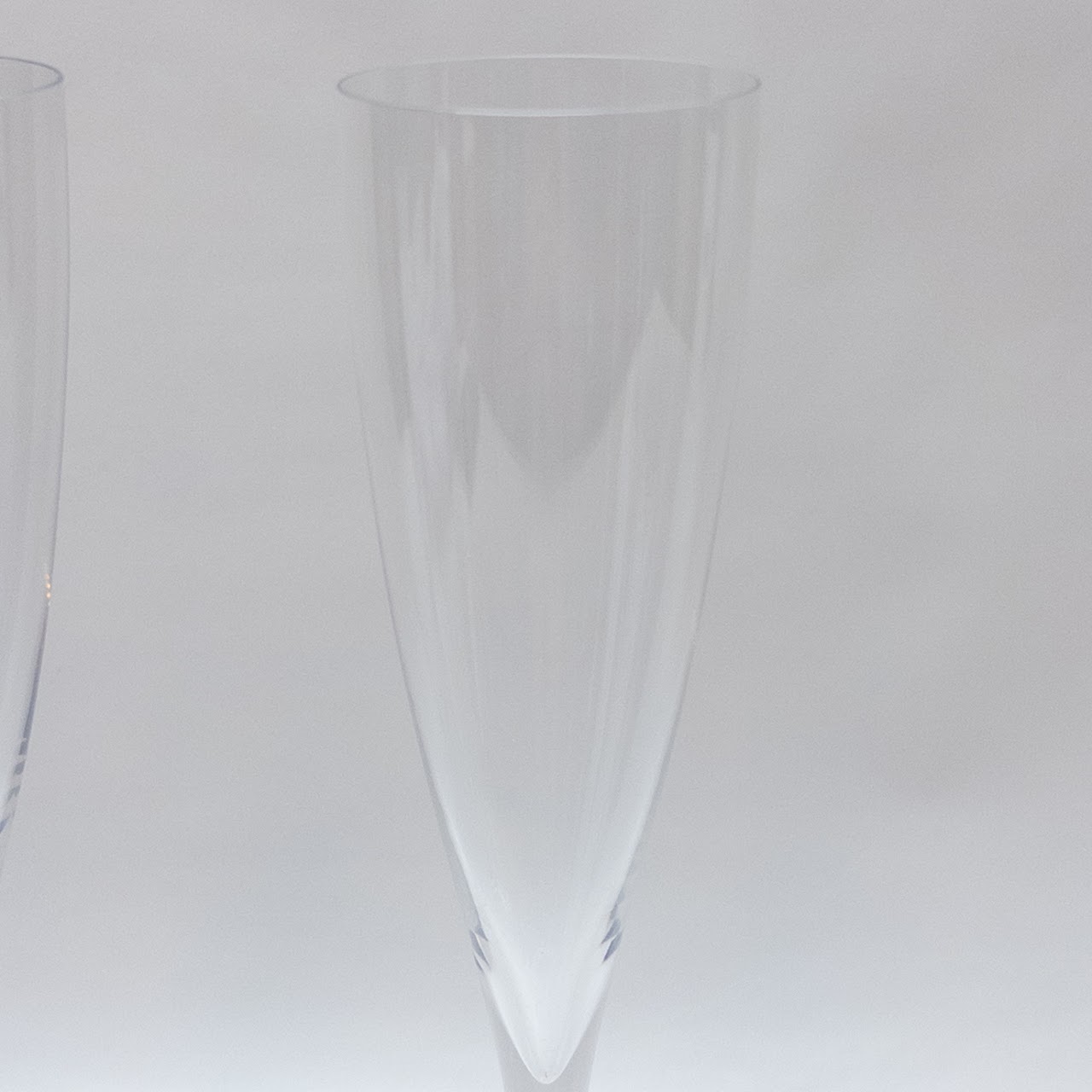 Baccarat Crystal Champagne Flute Pair