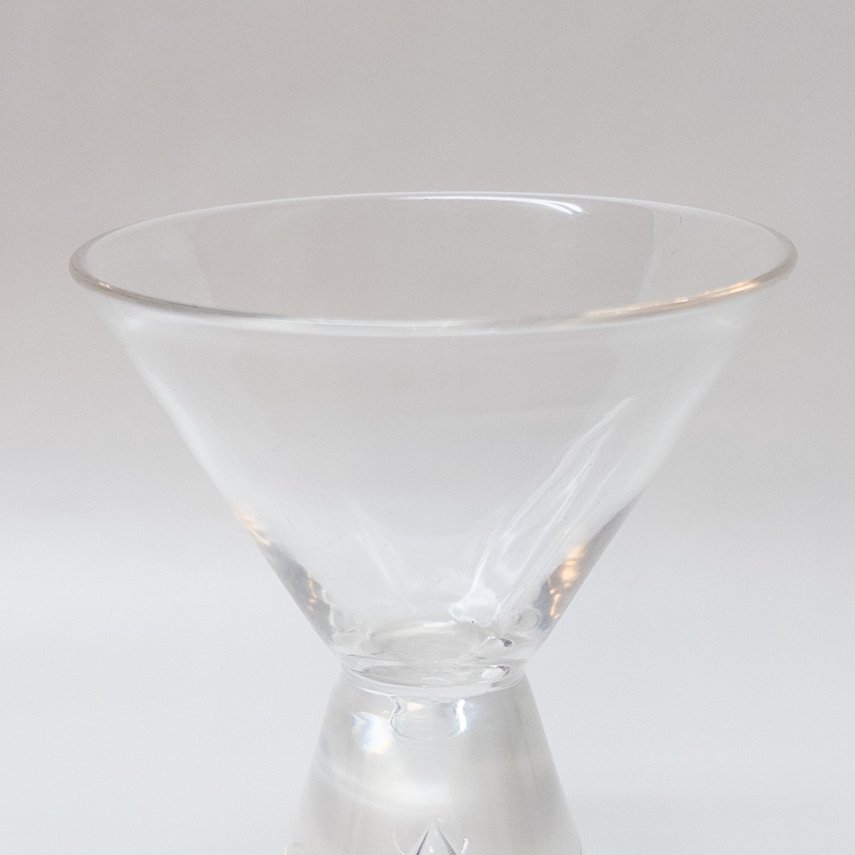 Steuben Crystal Air Bubble Cocktail Glass Set of Five