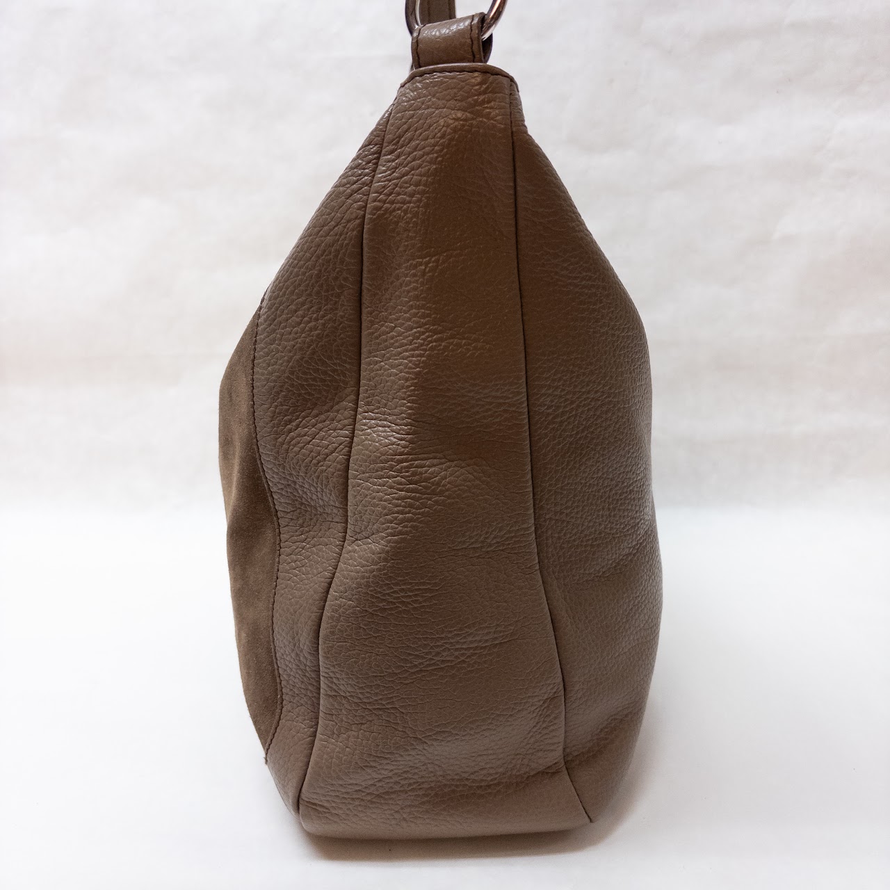 Furla Suede Hobo Bag