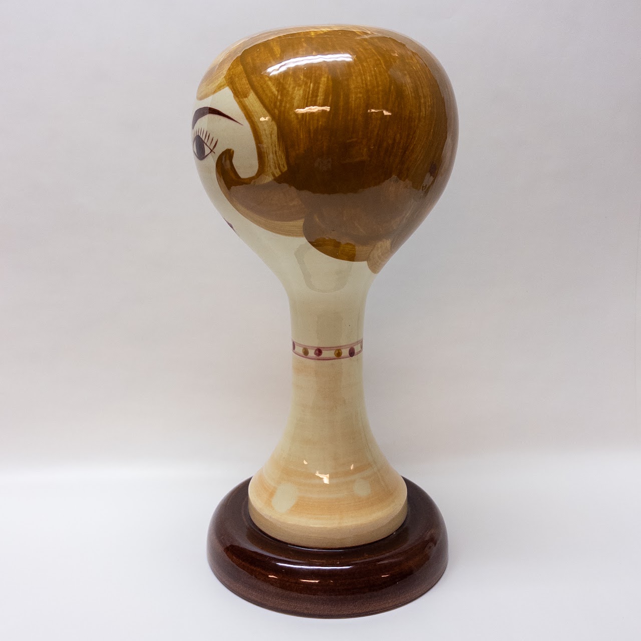 Mid-Century Modern Stangl Ceramic Hat or Wig Stand