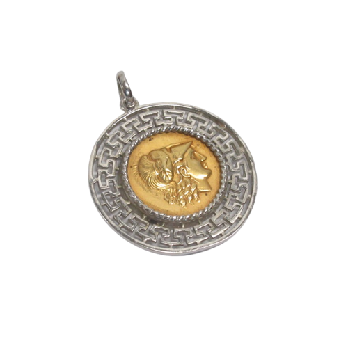 18K Gold Coin Pendant