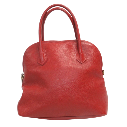 Coach Classic Red Leather Handbag