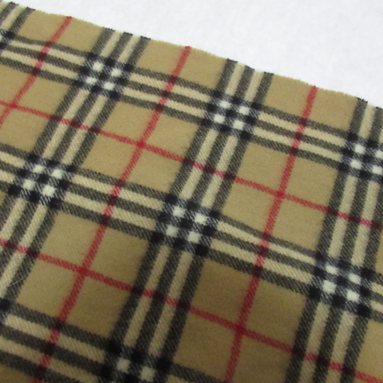 Burberry Check Wool Scarf