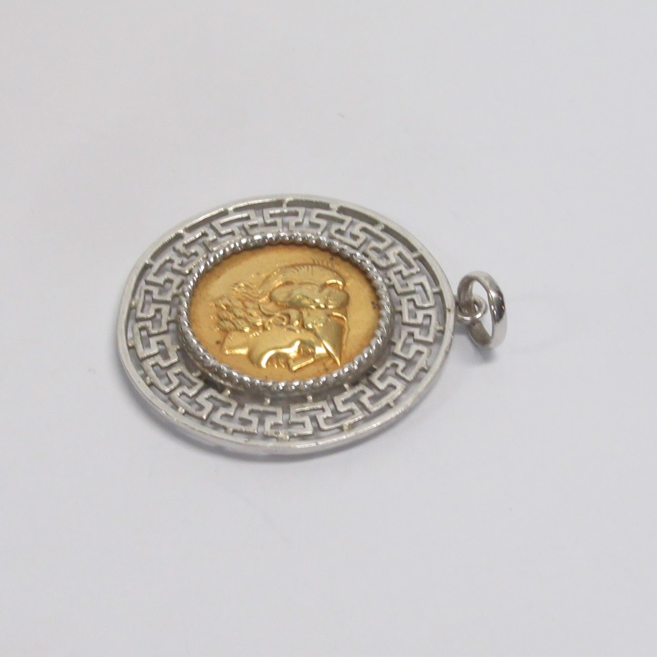 18K Gold Coin Pendant