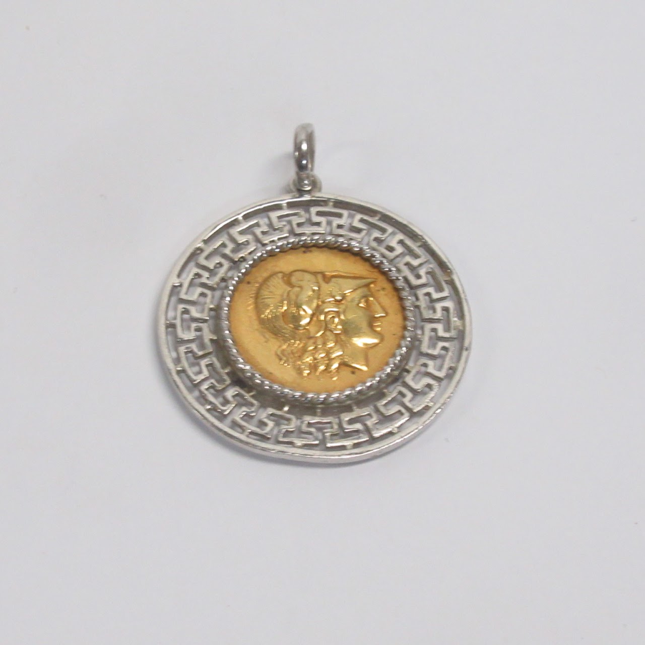 18K Gold Coin Pendant