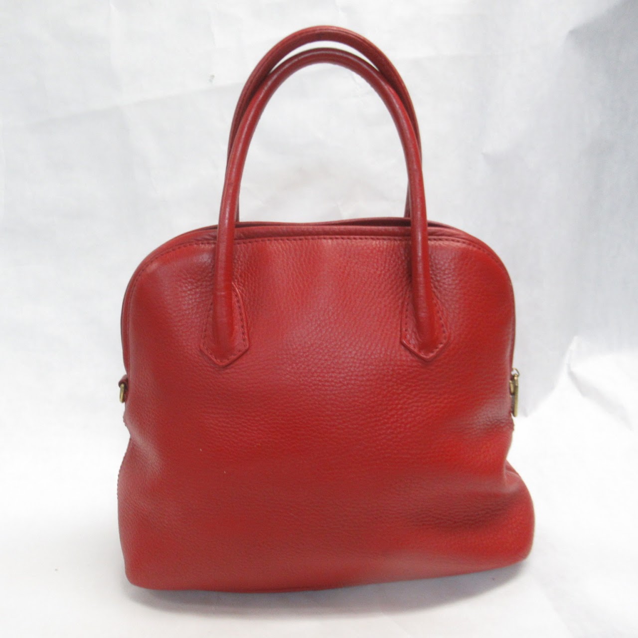 Coach Classic Red Leather Handbag