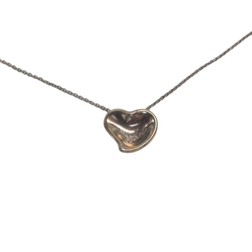 Tiffany & Co. X Elsa Peretti Sterling Silver Full Heart Necklace