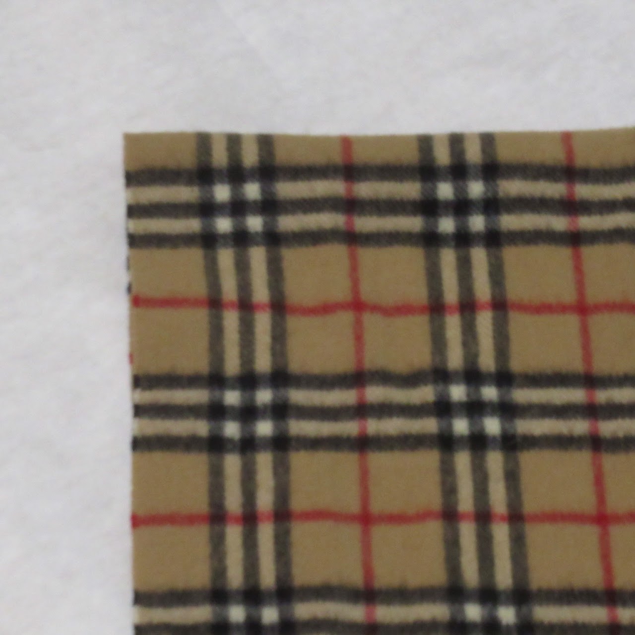 Burberry Check Wool Scarf