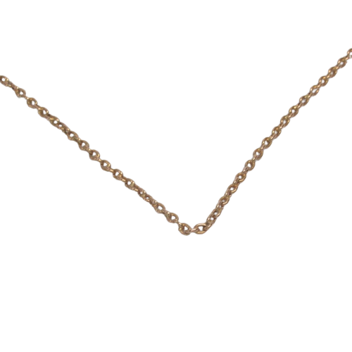 14K Gold Anchor Chain Necklace