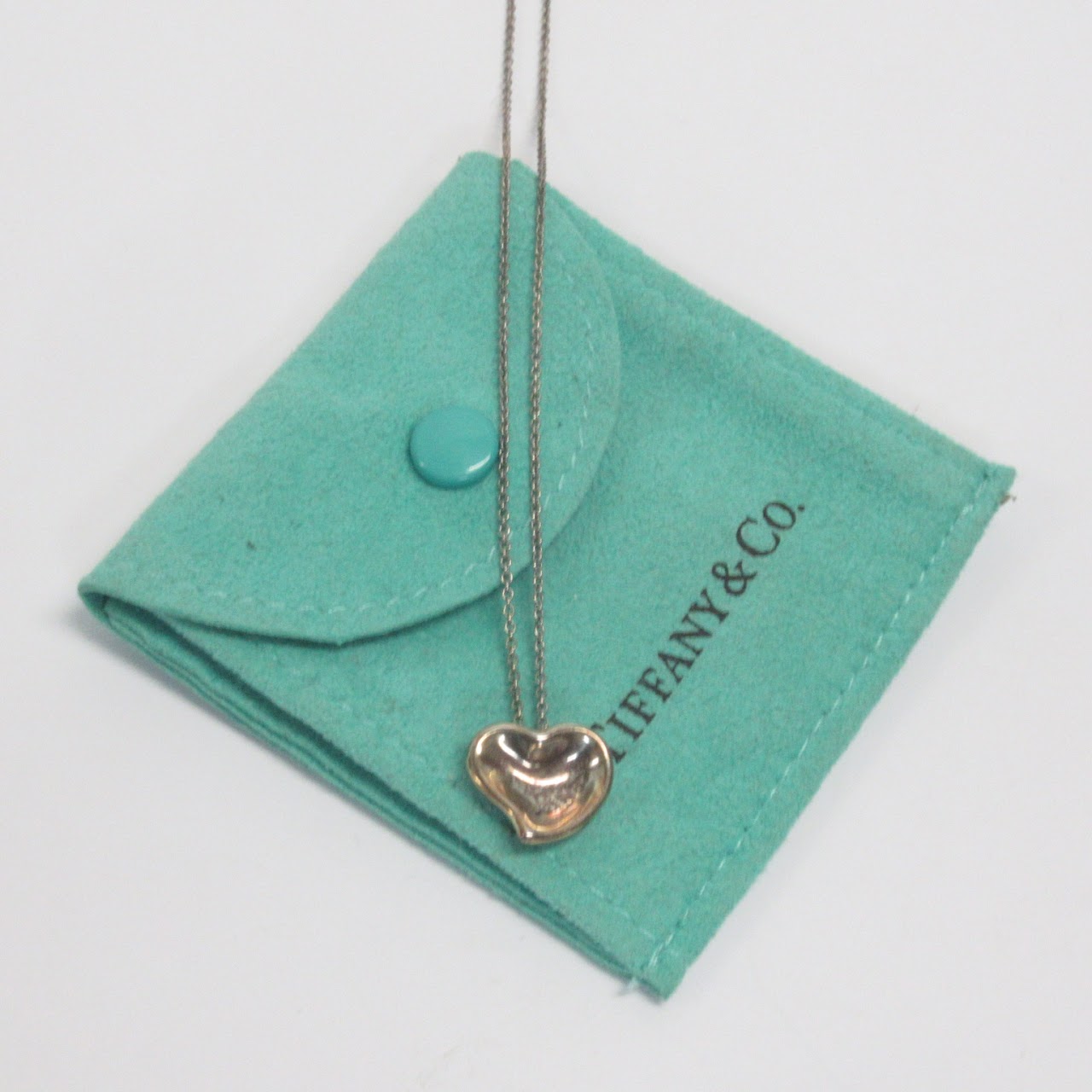 Tiffany & Co. X Elsa Peretti Sterling Silver Full Heart Necklace