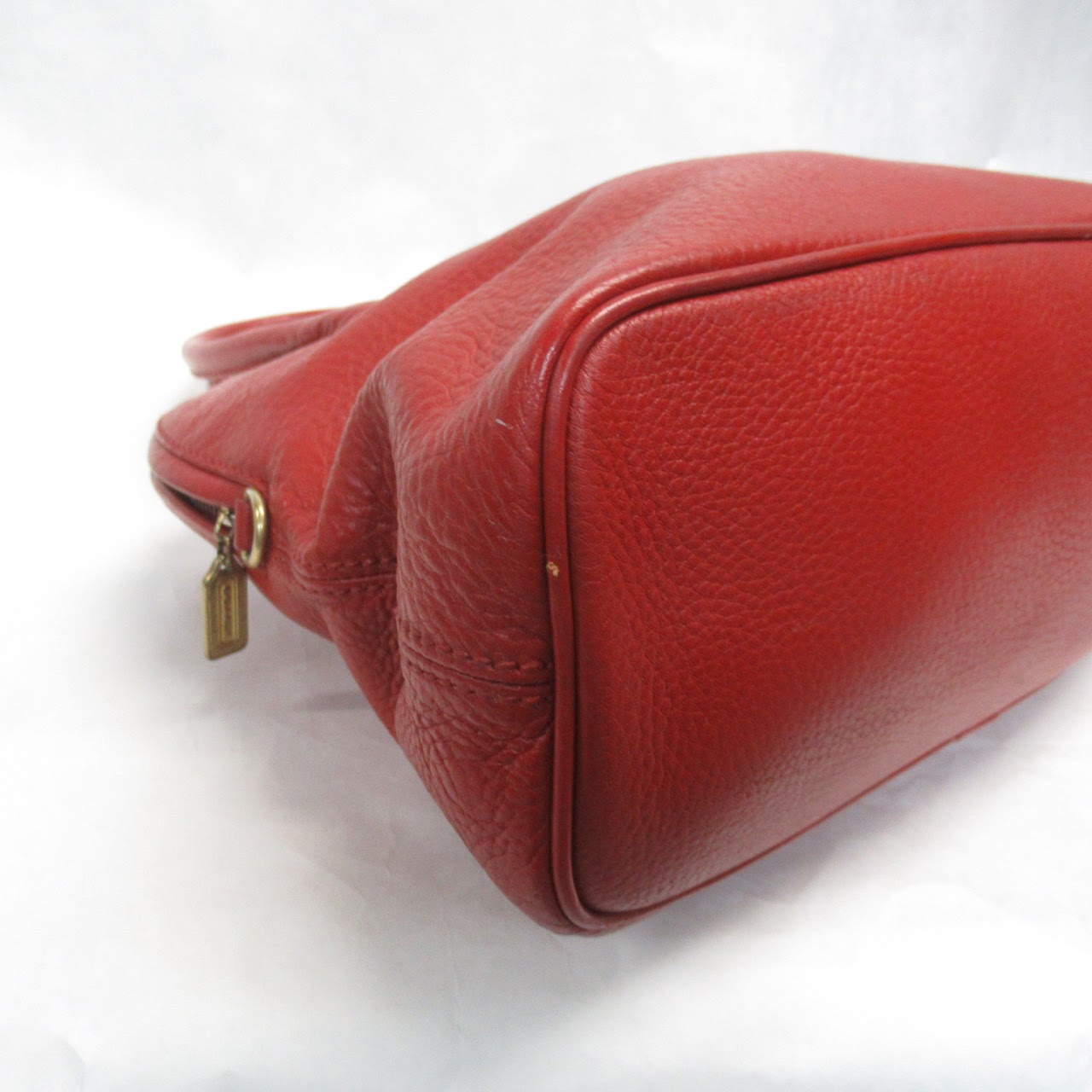 Coach Classic Red Leather Handbag