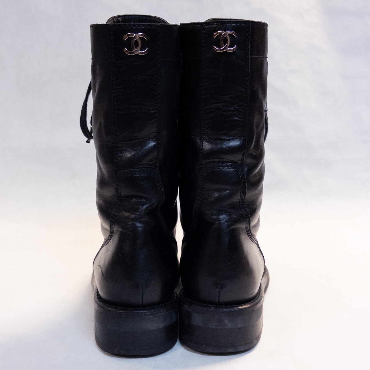 Chanel Army Style Boots