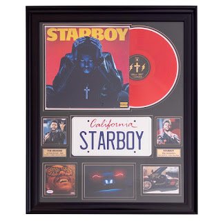 The Weekend Autographed 'StarBoy' Album Collage