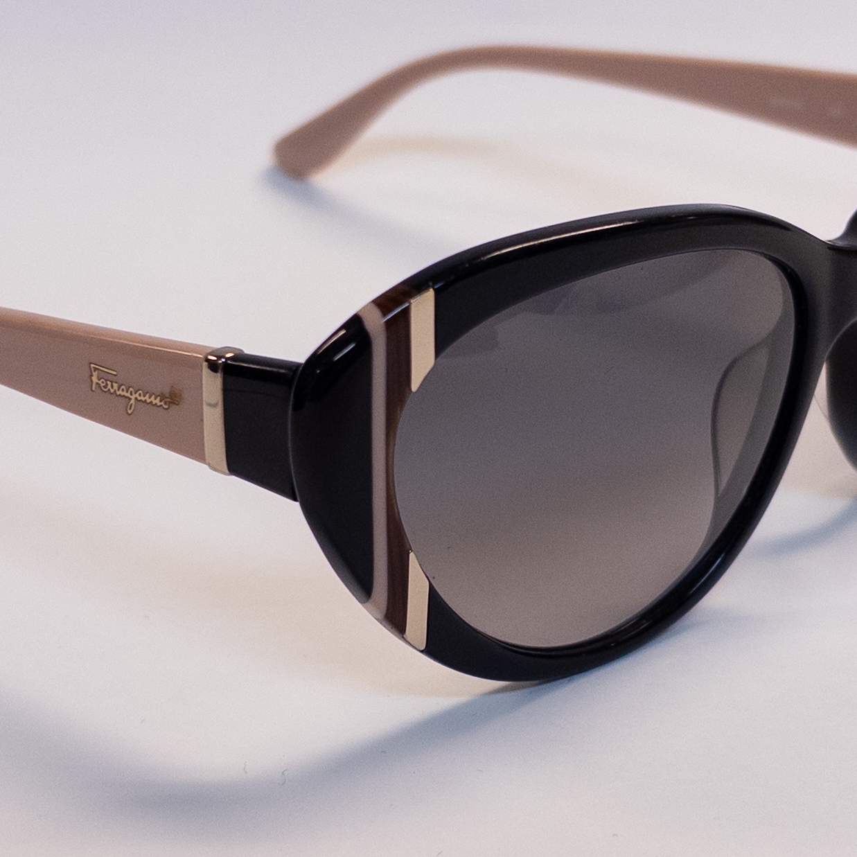 Salvatore Ferragamo Two Tone Sunglasses