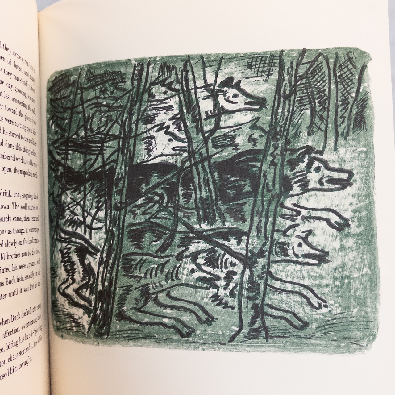 Jack London 'The Call Of The Wild' Limited Editions Club Edition Signed by the Plate Artist