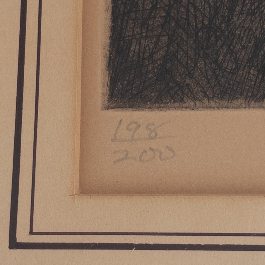 Federico Castellon 'In The Bus' Numbered Engraving