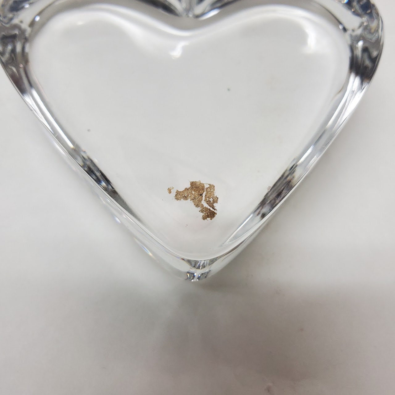 Baccarat Crystal Heart Paperweight