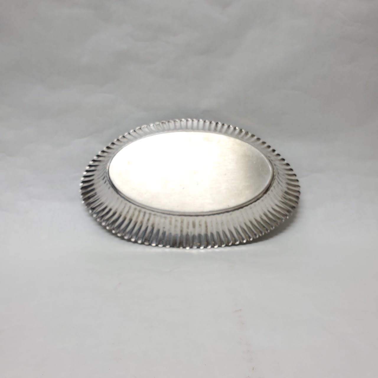 Sterling Silver Oval Serving Dish