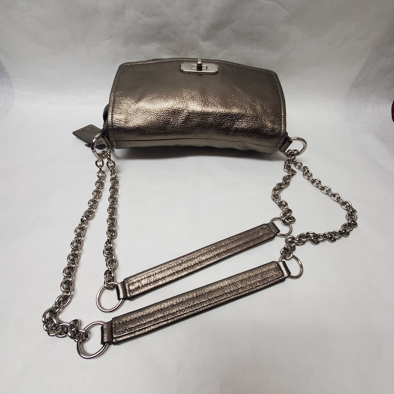 Coach Chelsea Metallic Leather Shoulder Bag