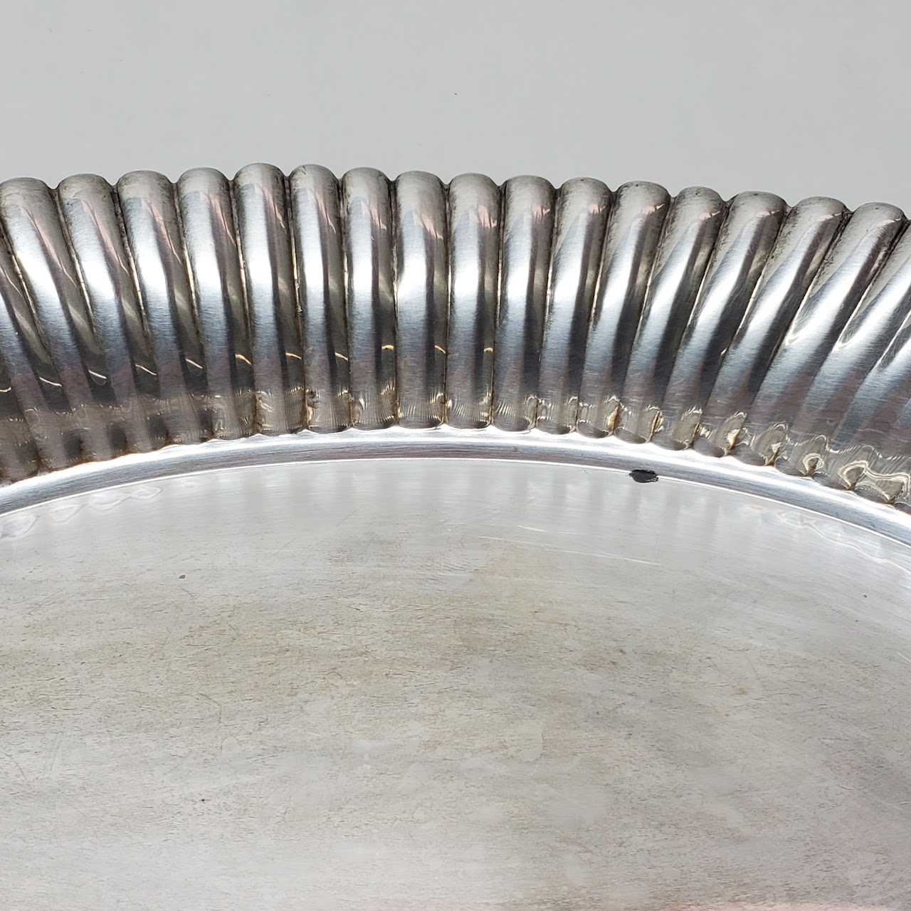 Sterling Silver Oval Serving Dish