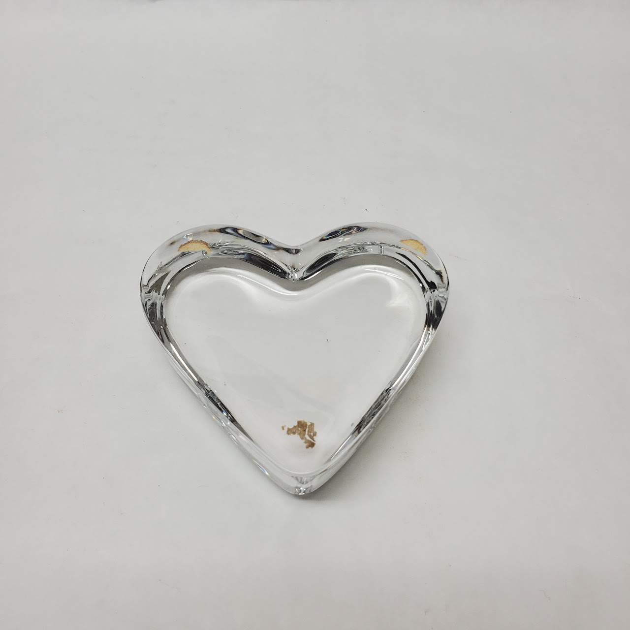 Baccarat Crystal Heart Paperweight