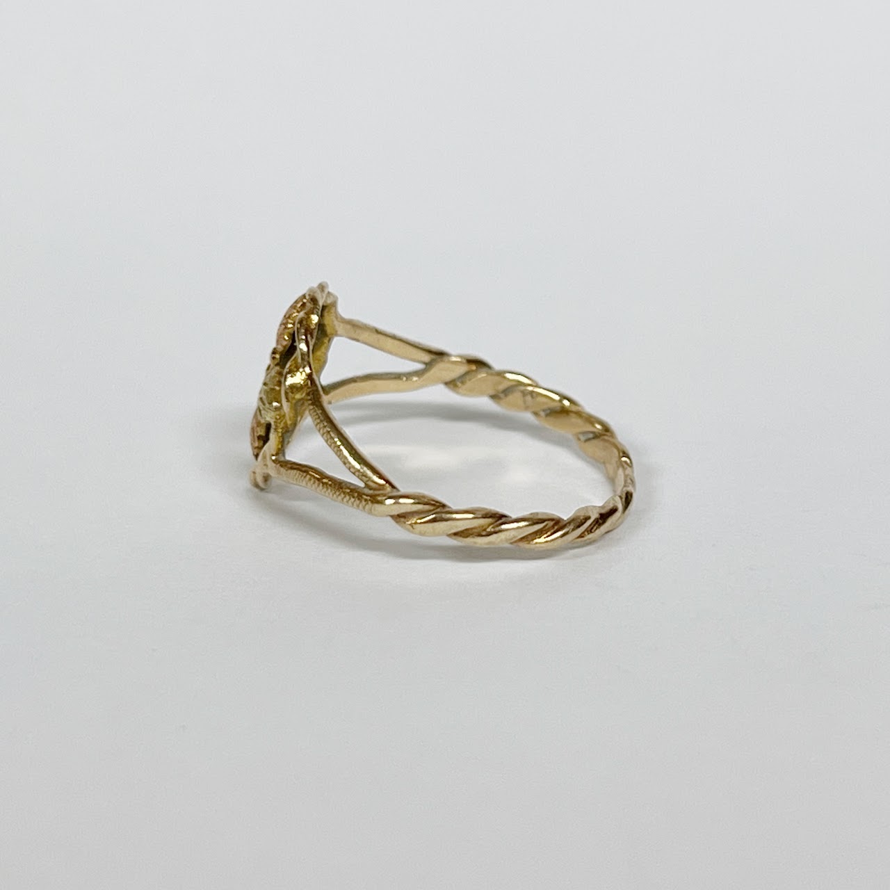 14K Tri-Color Gold Ring