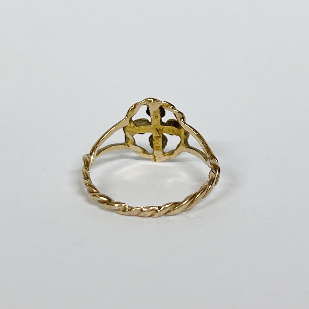 14K Tri-Color Gold Ring