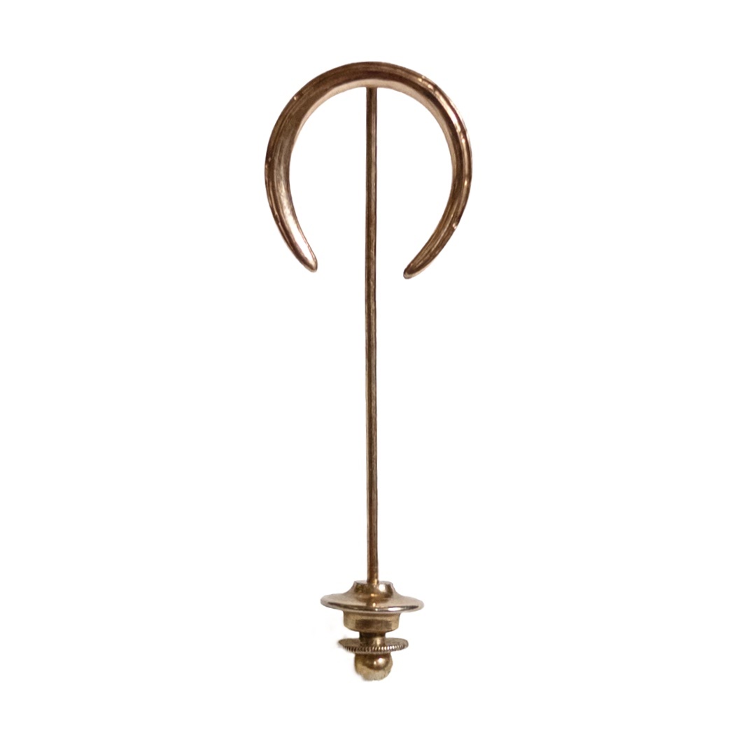 14K Gold Horseshoe Hat Pin