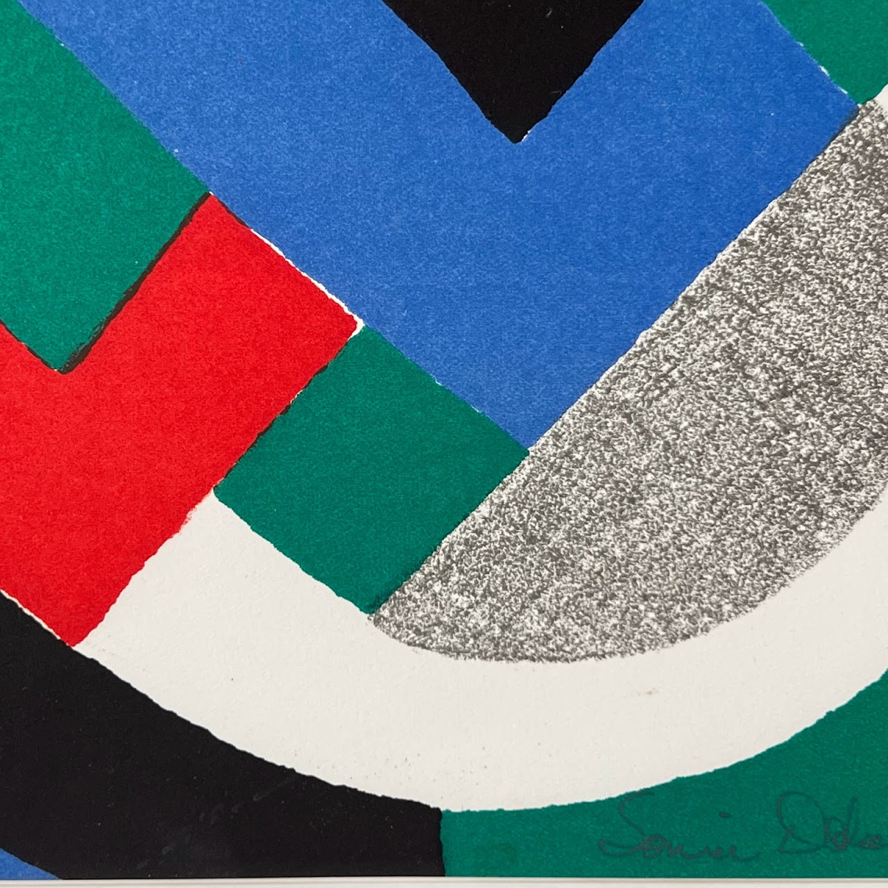 Sonia Delaunay Signed Lithograph