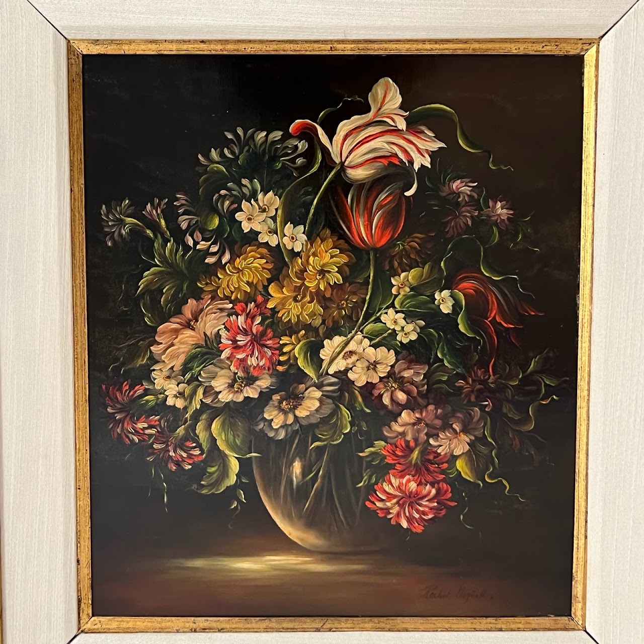 Rachel Arguelles Signed Still Life Oil Painting #2