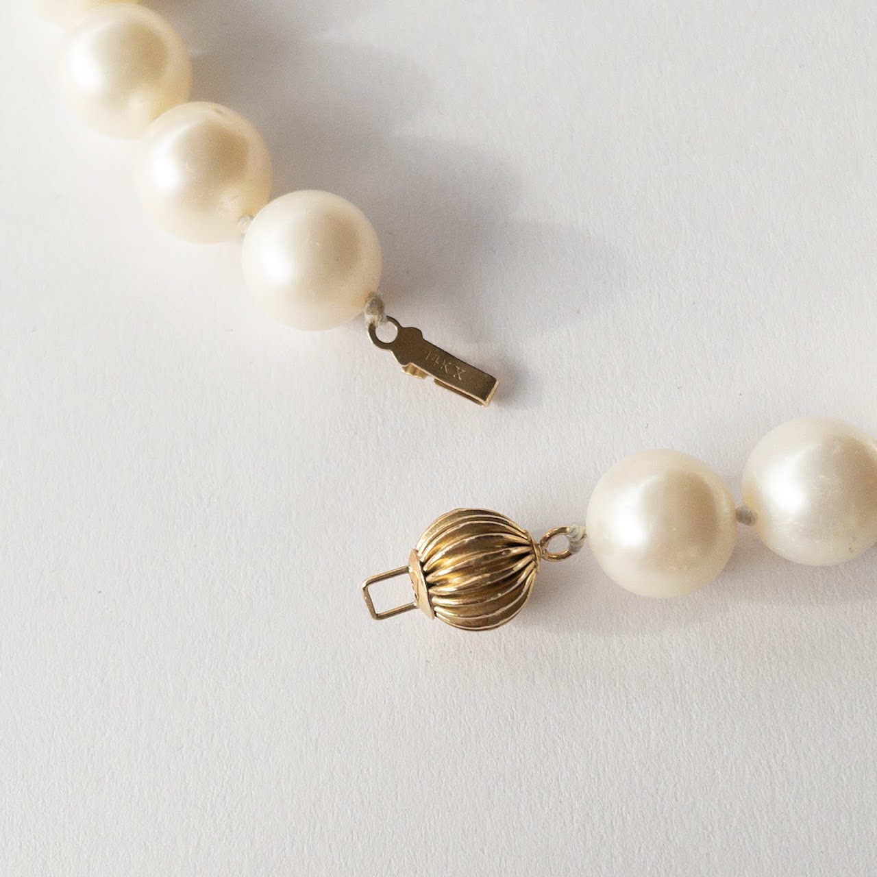 Pearl & 14K Gold Necklace