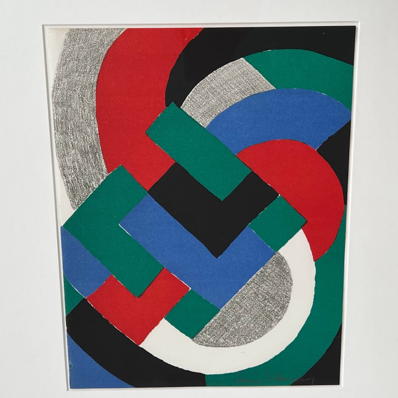 Sonia Delaunay Signed Lithograph