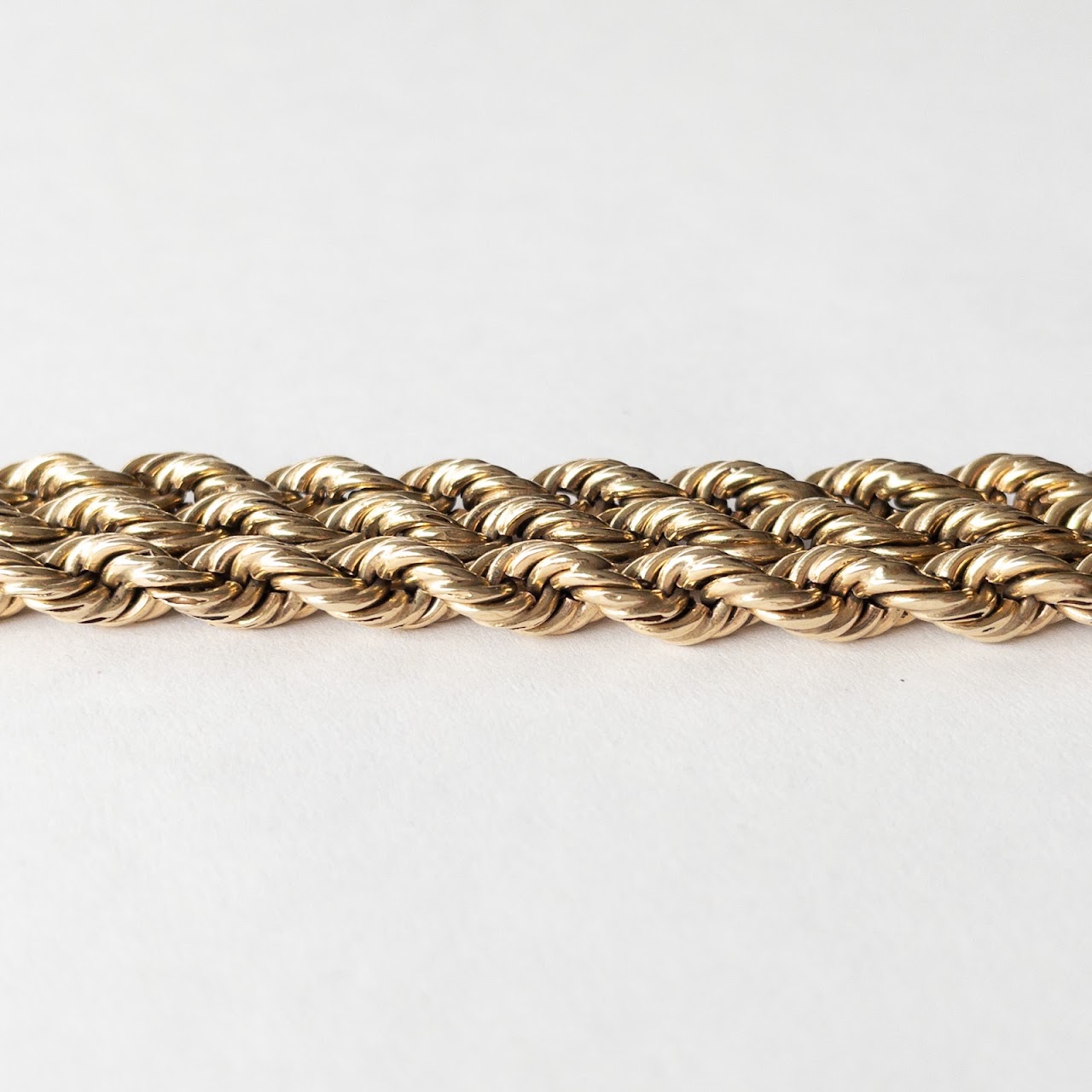 14K Gold Triple Twist  Bracelet