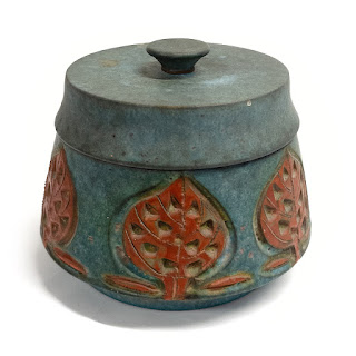 Modernist Lidded Ceramic Vessel