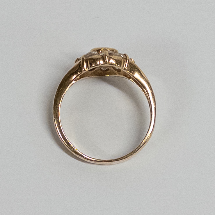 14K Gold and Sapphire Ring