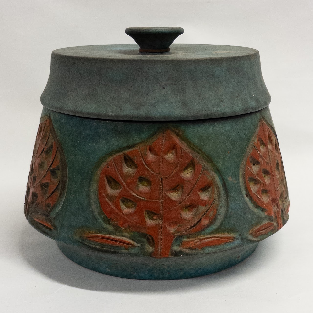 Modernist Lidded Ceramic Vessel