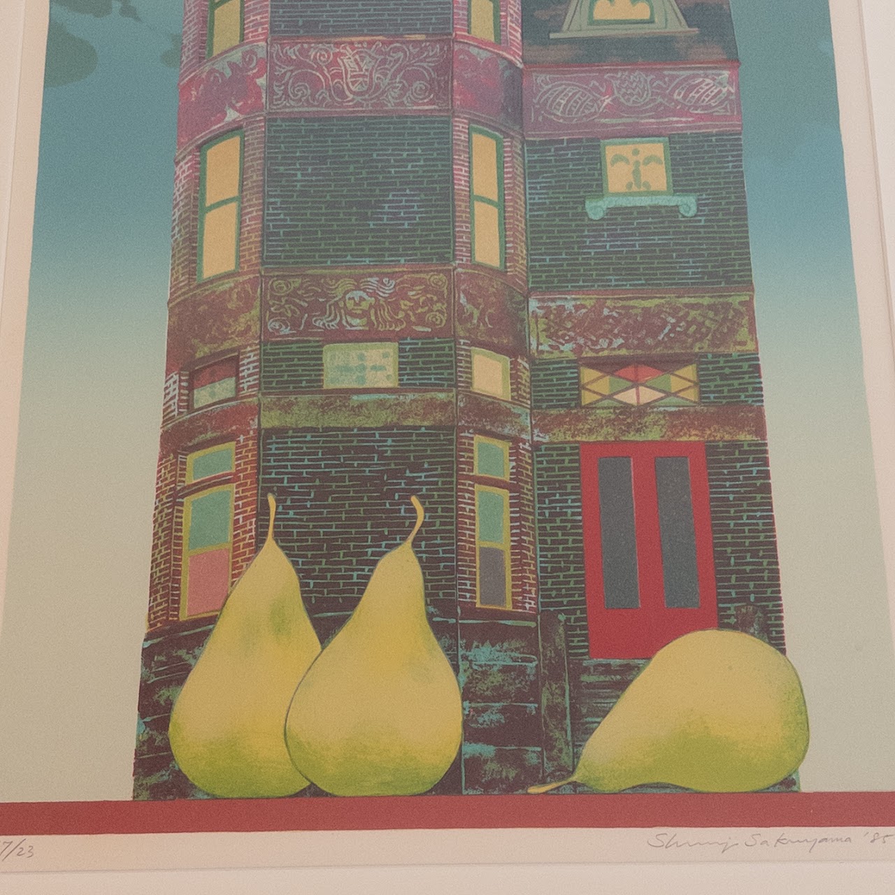 Shunji Sakuyama Numbered Original Lithograph