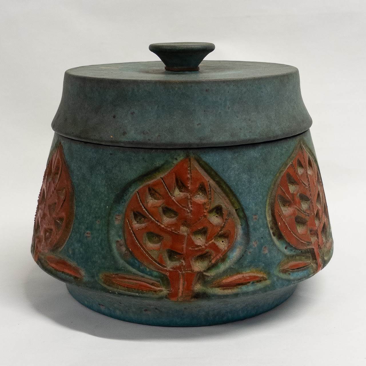 Modernist Lidded Ceramic Vessel