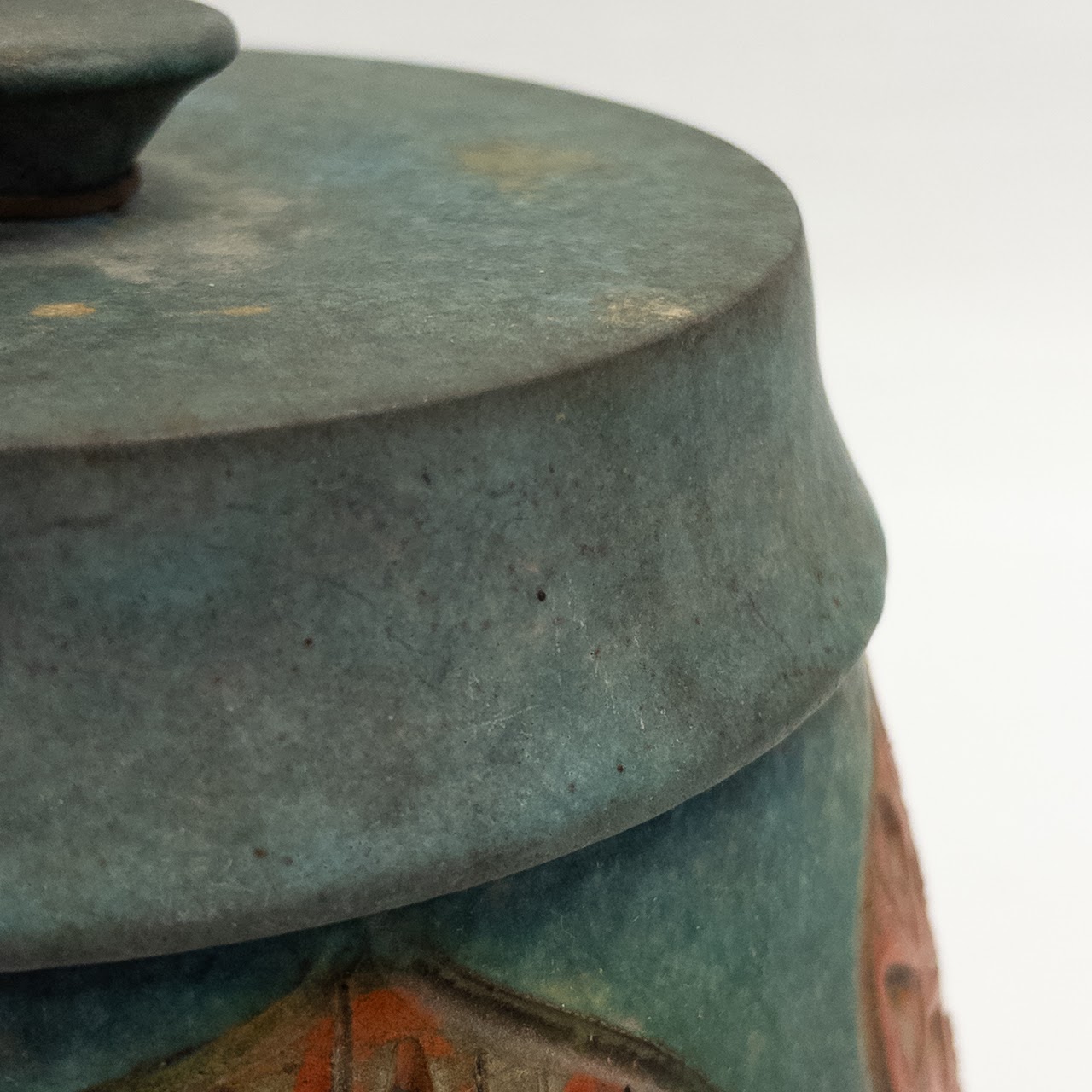 Modernist Lidded Ceramic Vessel