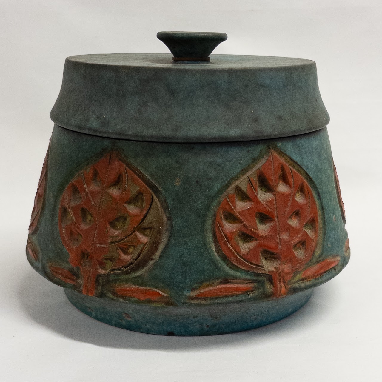 Modernist Lidded Ceramic Vessel