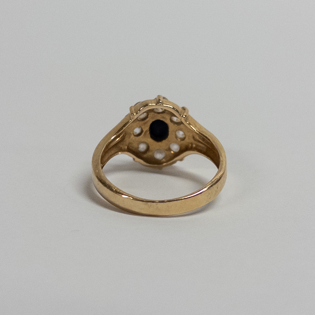 14K Gold and Sapphire Ring