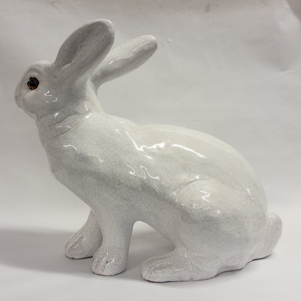 Signed Terra Cotta French Garden Rabbit