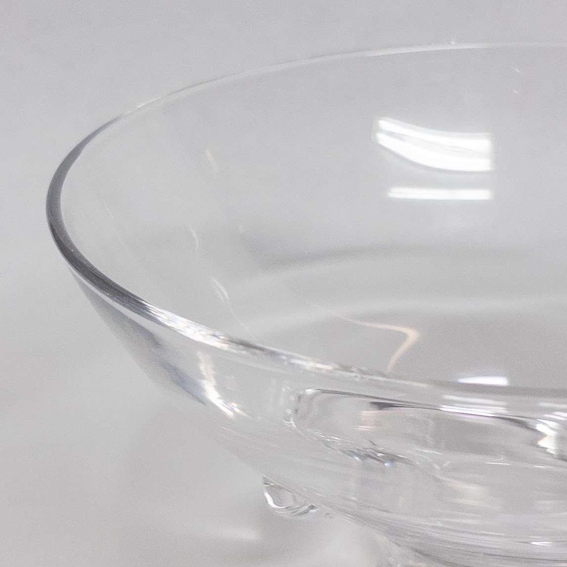 Steuben Crystal Swirl Bowl