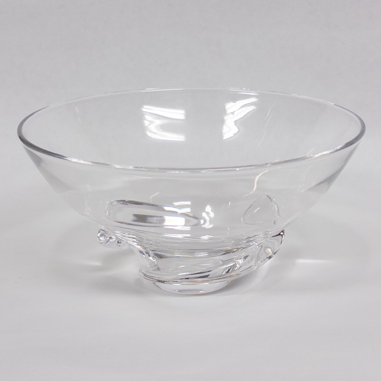 Steuben Crystal Swirl Bowl