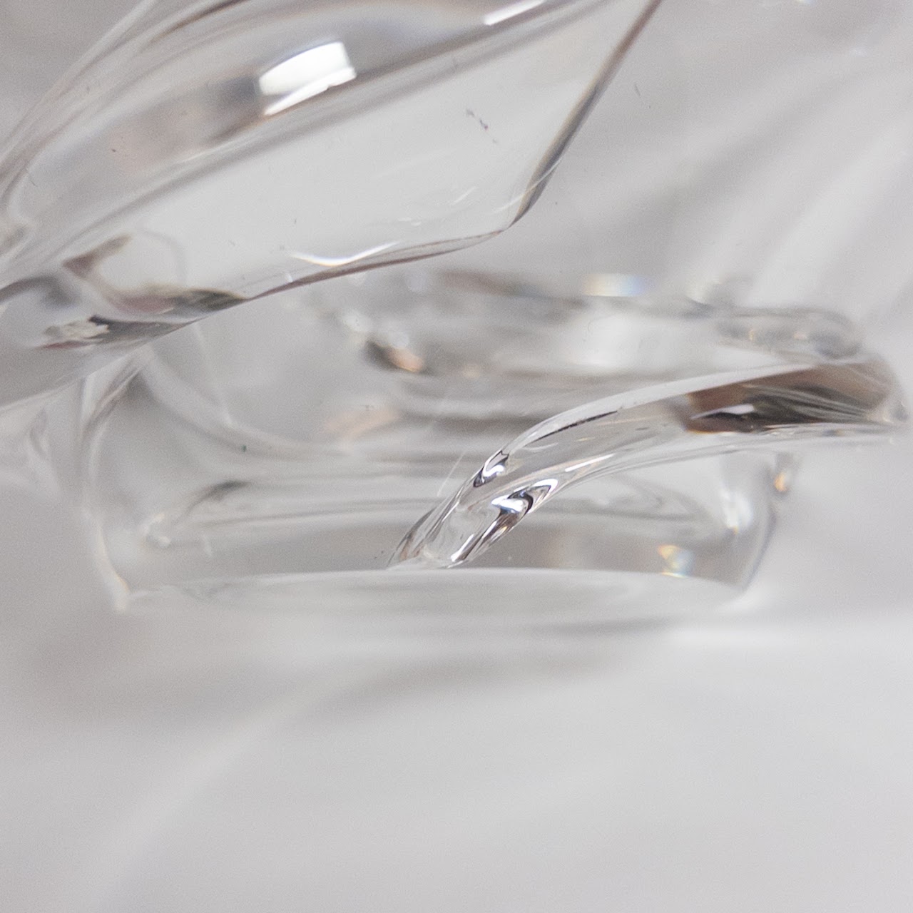 Steuben Crystal Swirl Bowl