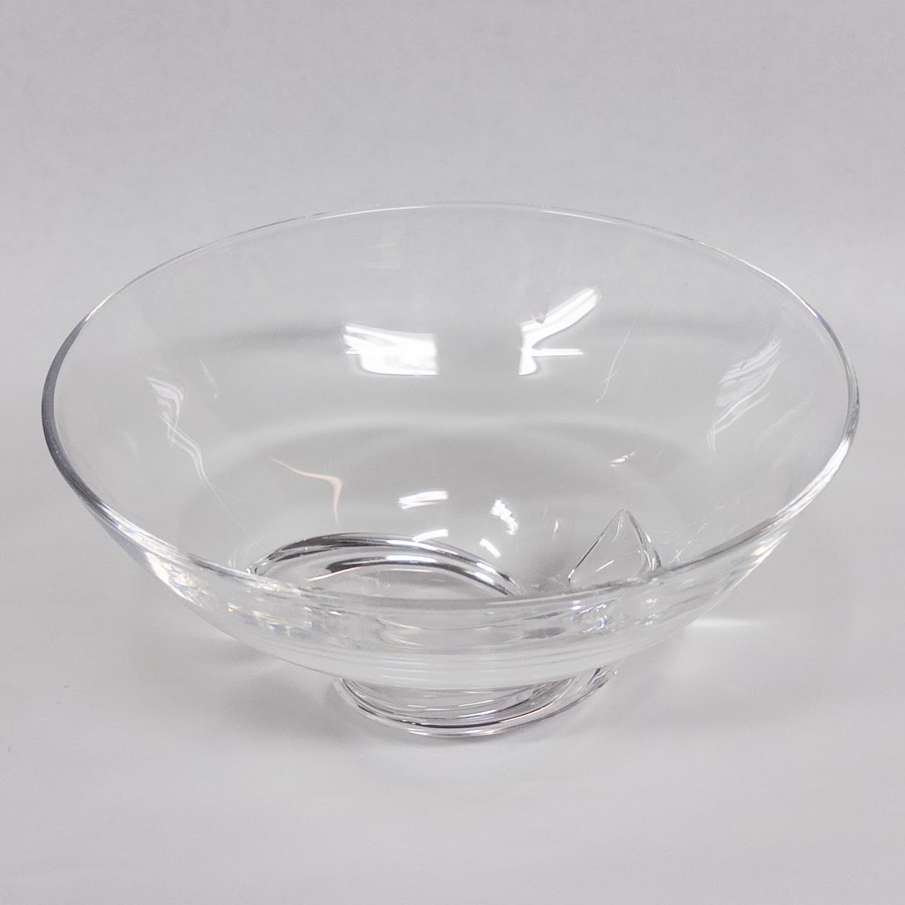 Steuben Crystal Swirl Bowl