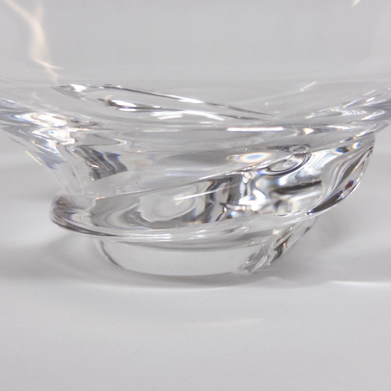 Steuben Crystal Swirl Bowl