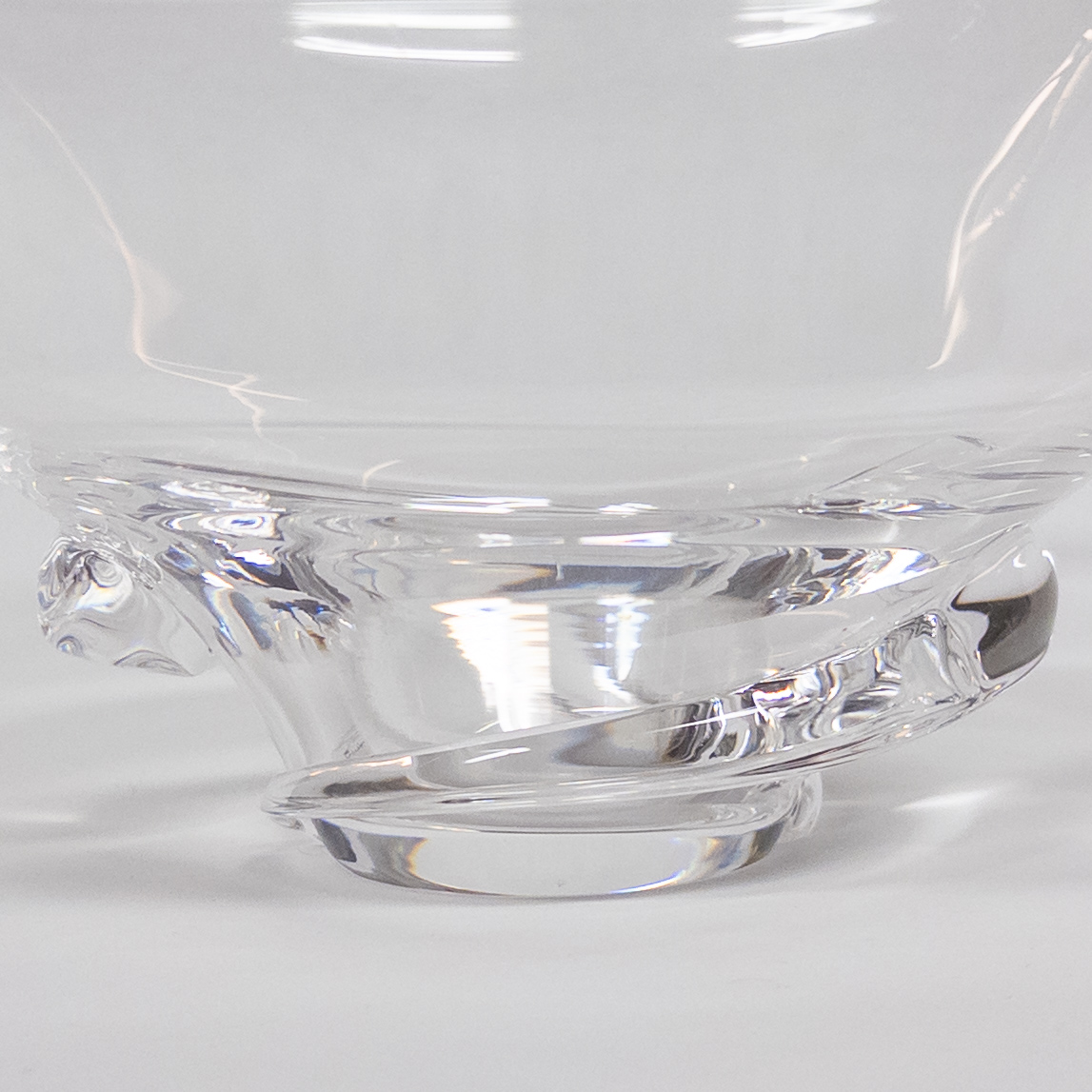 Steuben Crystal Swirl Bowl